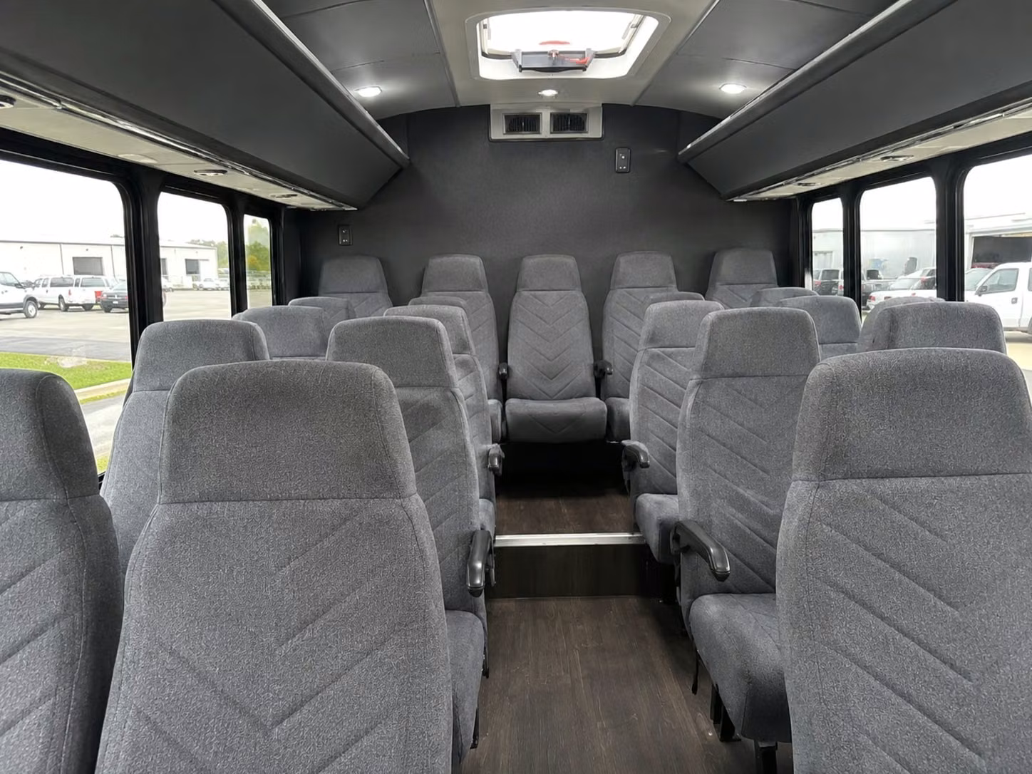 15 passenger minibus interior