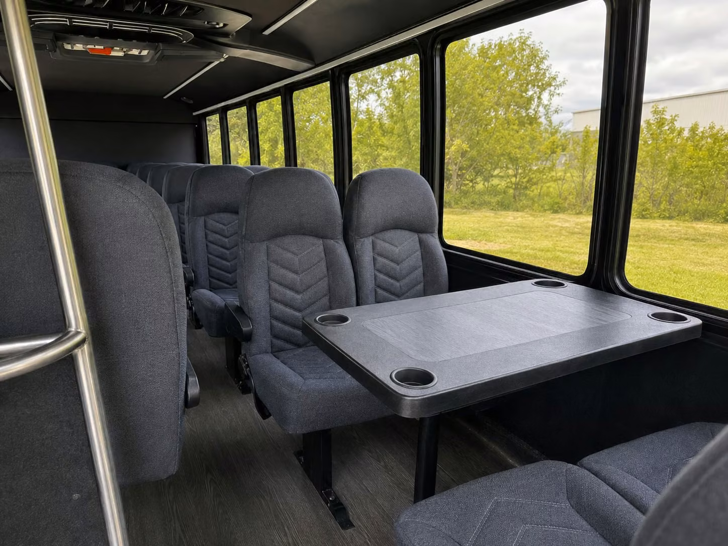 18 passenger minibus inside
