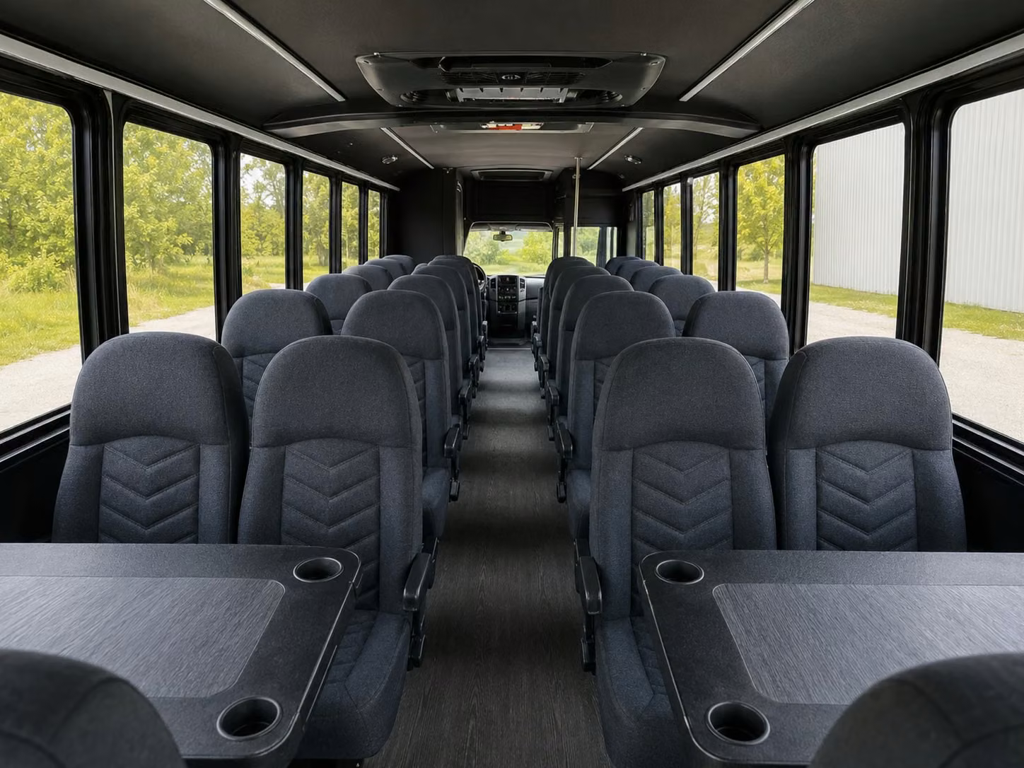 20 passenger minibus interior