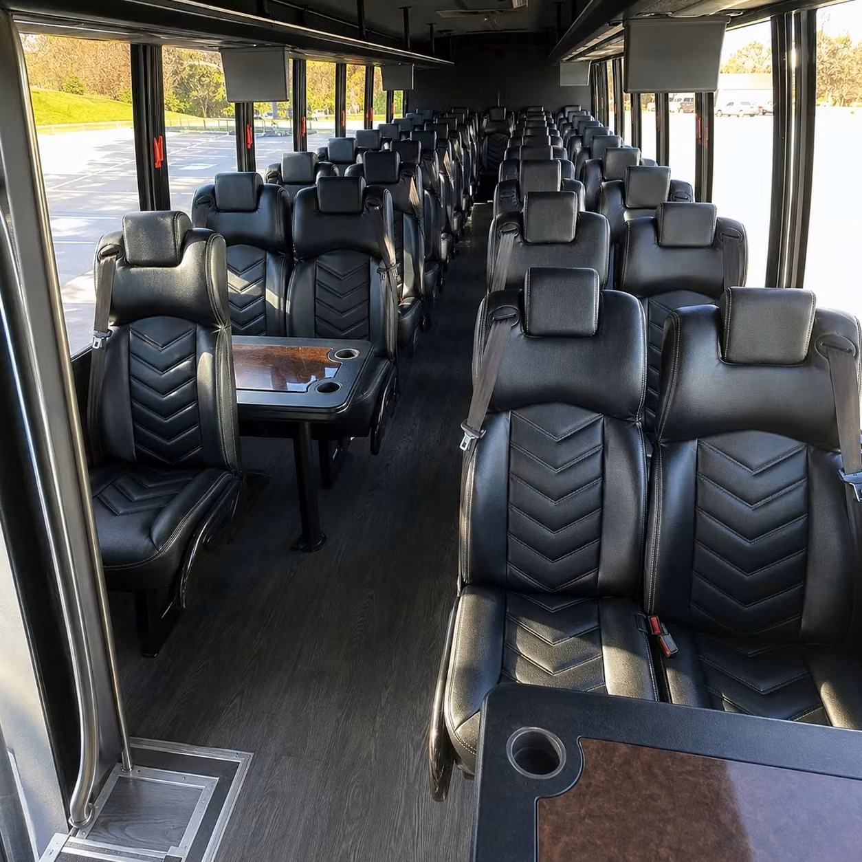 35 passenger minibus inside