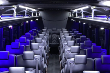 St. George Charter Bus Interior