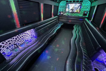 St. George Limo Bus Interior
